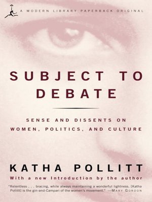 cover image of Subject to Debate